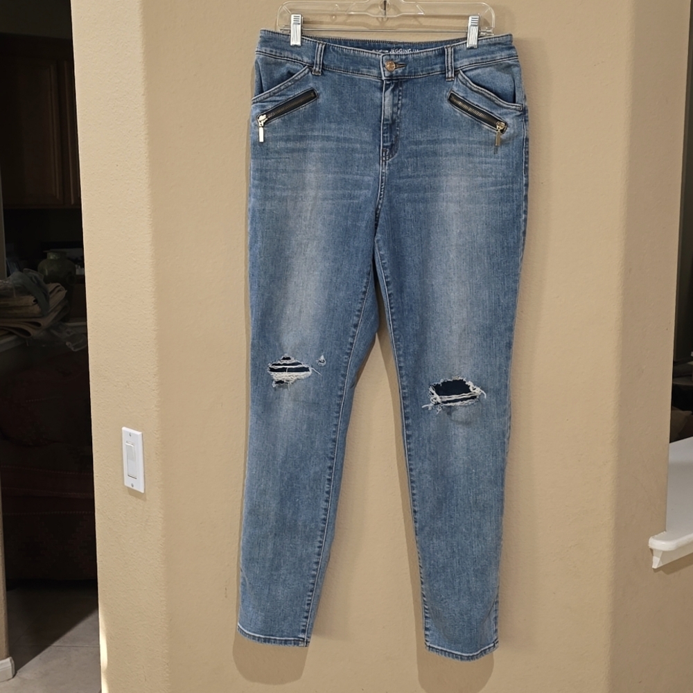 Chico's Platinum Jegging Jean